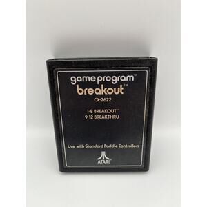 BREAKOUT (Atari 2600, 1976) Cart Only Tested